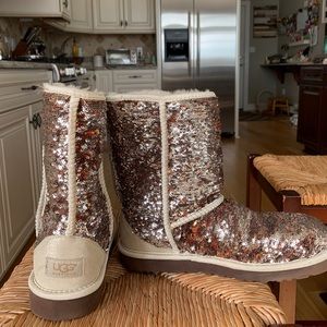 UGG Sequined Reversible Boots